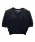 theory luxe（セオリーリュクス）の古着「メッシュカーディガン」｜ブラック