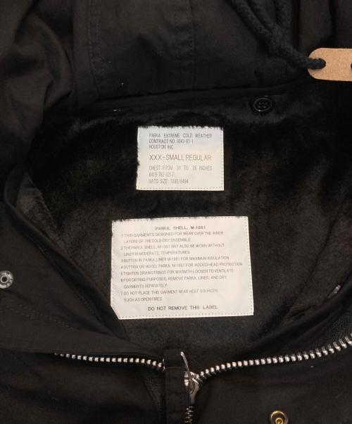 HOUSTON（ヒューストン）HOUSTON (ヒューストン) M-51 PARKA　5409M ブラック サイズ:XXXSの古着・服飾アイテム