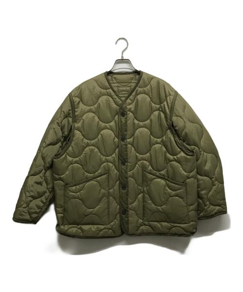 HYKE（ハイク）HYKE (ハイク) QUILTED LINER JACKET オリーブ サイズ:3の古着・服飾アイテム