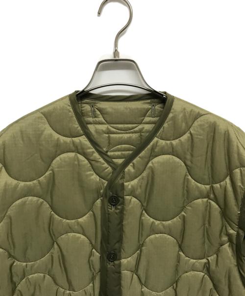 HYKE（ハイク）HYKE (ハイク) QUILTED LINER JACKET オリーブ サイズ:3の古着・服飾アイテム
