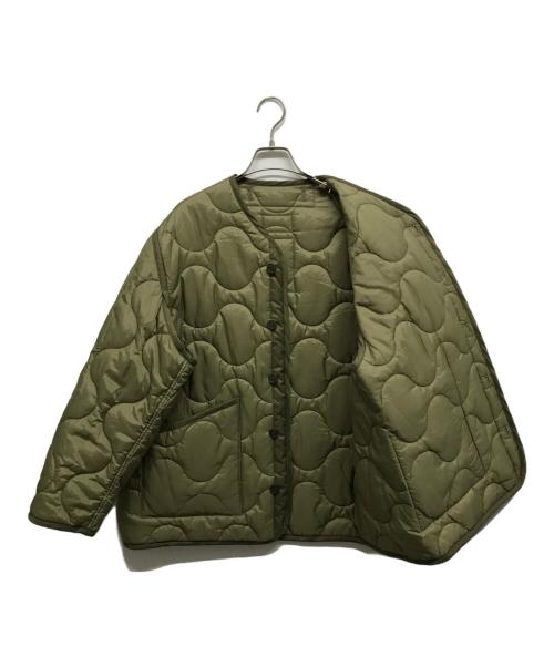 HYKE（ハイク）HYKE (ハイク) QUILTED LINER JACKET オリーブ サイズ:3の古着・服飾アイテム