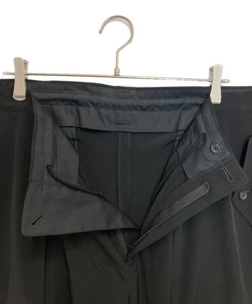 Yohji Yamamoto pour homme（ヨウジヤマモト プールオム）Yohji Yamamoto pour homme (ヨウジヤマモト プールオム) サイドガセットポケットショートパンツ ブラック サイズ:3の古着・服飾アイテム