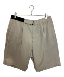 Graphpaper（グラフペーパー）の古着「Stretch Kersey Wide Chef Shorts」｜ベージュ