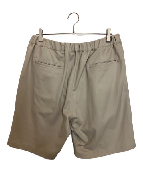 Graphpaper（グラフペーパー）Graphpaper (グラフペーパー) Stretch Kersey Wide Chef Shorts ベージュ サイズ:Freeの古着・服飾アイテム