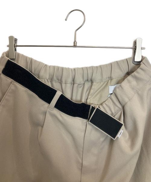 Graphpaper（グラフペーパー）Graphpaper (グラフペーパー) Stretch Kersey Wide Chef Shorts ベージュ サイズ:Freeの古着・服飾アイテム