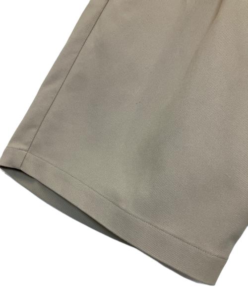 Graphpaper（グラフペーパー）Graphpaper (グラフペーパー) Stretch Kersey Wide Chef Shorts ベージュ サイズ:Freeの古着・服飾アイテム