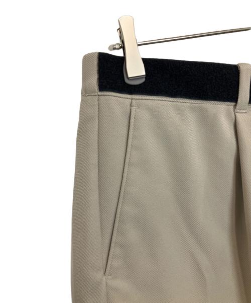 Graphpaper（グラフペーパー）Graphpaper (グラフペーパー) Stretch Kersey Wide Chef Shorts ベージュ サイズ:Freeの古着・服飾アイテム