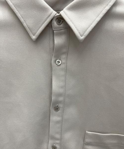 Graphpaper（グラフペーパー）Graphpaper (グラフペーパー) Stretch Kersey Short Yoke Sleeve Shirt ベージュ サイズ:Ｆの古着・服飾アイテム