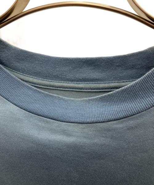 is-ness（イズネス）is-ness (イズネス) BALLOON SHORT SLEEVE T-SHIRT ブルー サイズ:Lの古着・服飾アイテム