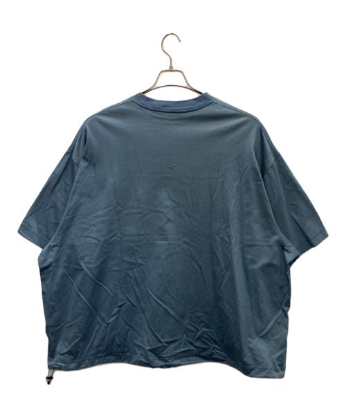 is-ness（イズネス）is-ness (イズネス) BALLOON SHORT SLEEVE T-SHIRT ブルー サイズ:Lの古着・服飾アイテム