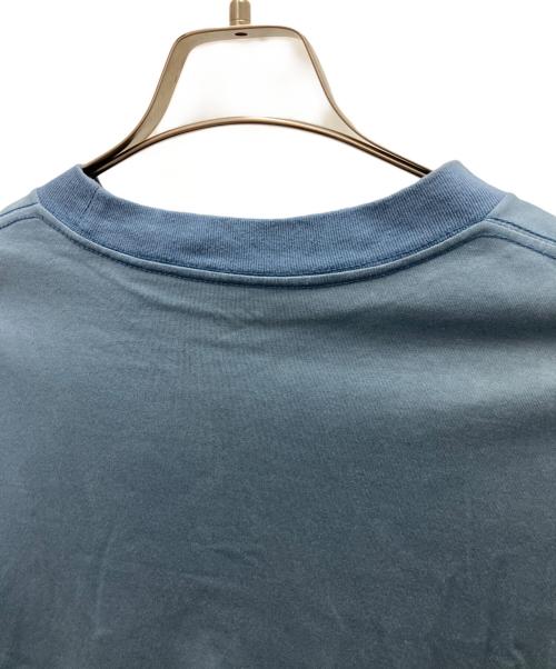 is-ness（イズネス）is-ness (イズネス) BALLOON SHORT SLEEVE T-SHIRT ブルー サイズ:Lの古着・服飾アイテム