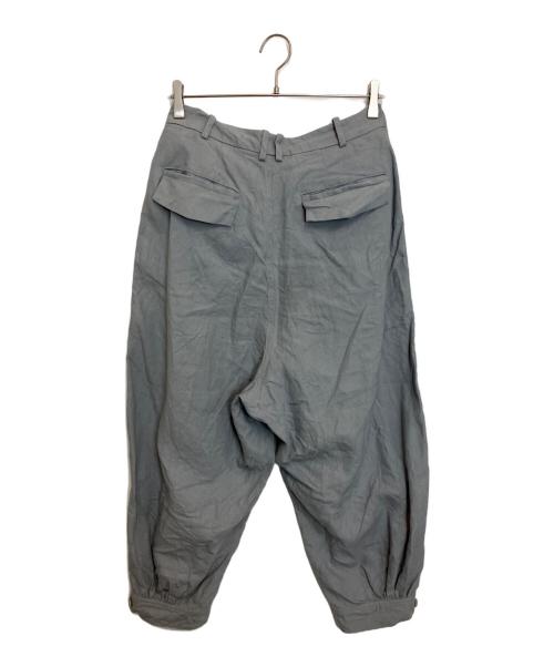 HED MEYNER（ヘドメイナー）HED MEYNER (ヘドメイナー) CUFFED TROUSERS グレー サイズ:Mの古着・服飾アイテム