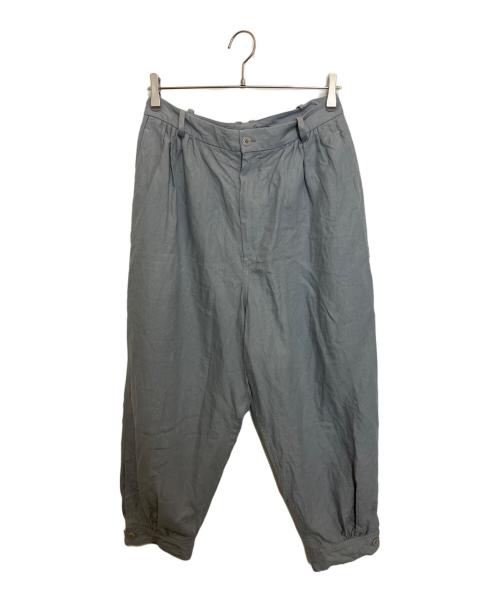 HED MEYNER（ヘドメイナー）HED MEYNER (ヘドメイナー) CUFFED TROUSERS グレー サイズ:Mの古着・服飾アイテム