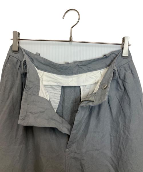 HED MEYNER（ヘドメイナー）HED MEYNER (ヘドメイナー) CUFFED TROUSERS グレー サイズ:Mの古着・服飾アイテム