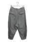 HED MEYNER (ヘドメイナー) CUFFED TROUSERS グレー サイズ:M：20000円
