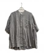 Hed Maynerヘド メイナー）の古着「3PLEATS SHORT SLEEVE SHIRT」｜グレー