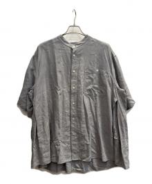 Hed Mayner（ヘド メイナー）の古着「3PLEATS SHORT SLEEVE SHIRT」｜グレー