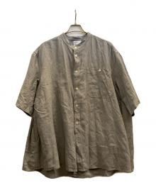 Hed Mayner（ヘド メイナー）の古着「3PLEATS SHORT SLEEVE SHIRT」｜グレー