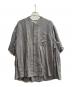 Hed Mayner（ヘド メイナー）の古着「3PLEATS SHORT SLEEVE SHIRT」｜グレー