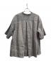 Hed Mayner (ヘド メイナー) 3PLEATS SHORT SLEEVE SHIRT グレー サイズ:XS：16000円