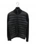 MONCLER（モンクレール）の古着「CARDIGAN TRICOT ニット切替ダウンジャケット」｜ブラック