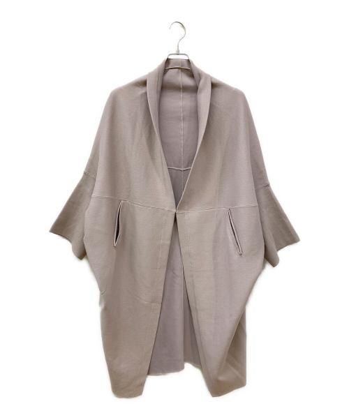 HAVEL studio（ハーヴェル スタジオ）HAVEL studio (ハーヴェル スタジオ) リラックスニットコート ライトピンク サイズ:38の古着・服飾アイテム