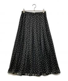 theory luxe（セオリーリュクス）の古着「SHEER STRIPE PRINT MEE」｜ブラック