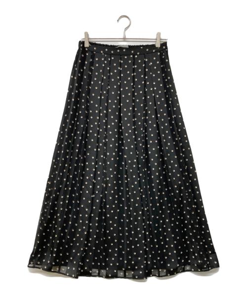 theory luxe（セオリーリュクス）theory luxe (セオリーリュクス) SHEER STRIPE PRINT MEE ブラック サイズ:40の古着・服飾アイテム