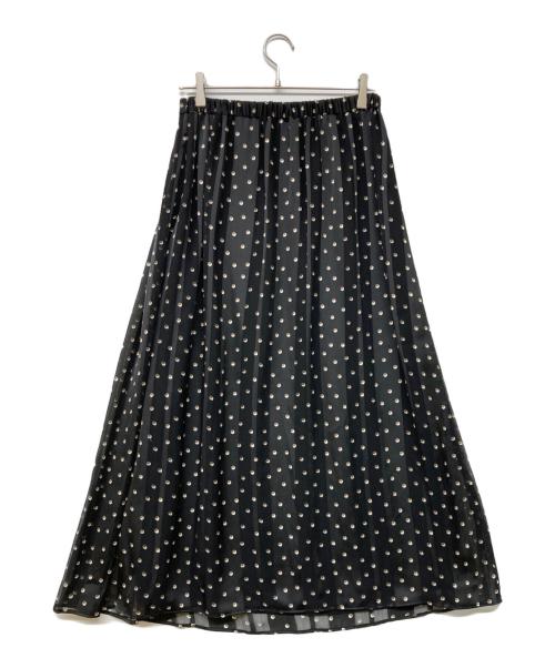 theory luxe（セオリーリュクス）theory luxe (セオリーリュクス) SHEER STRIPE PRINT MEE ブラック サイズ:40の古着・服飾アイテム