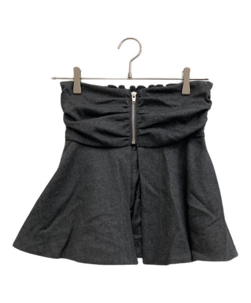 Spick and Span（スピック＆スパン）Spick and Span (スピックアンドスパン) サキソニーペプラムビスチェ グレー サイズ:表記無しの古着・服飾アイテム