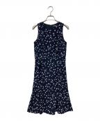 LAUREN RALPH LAURENローレンラルフローレン）の古着「ノースリーブワンピース」｜ネイビー