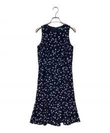 LAUREN RALPH LAUREN（ローレンラルフローレン）の古着「ノースリーブワンピース」｜ネイビー