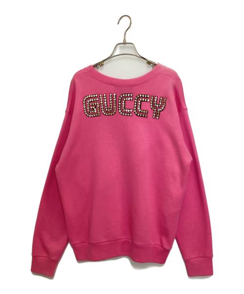 GUCCI（グッチ）GUCCI (グッチ) スウェット ピンク サイズ:Sの古着・服飾アイテム