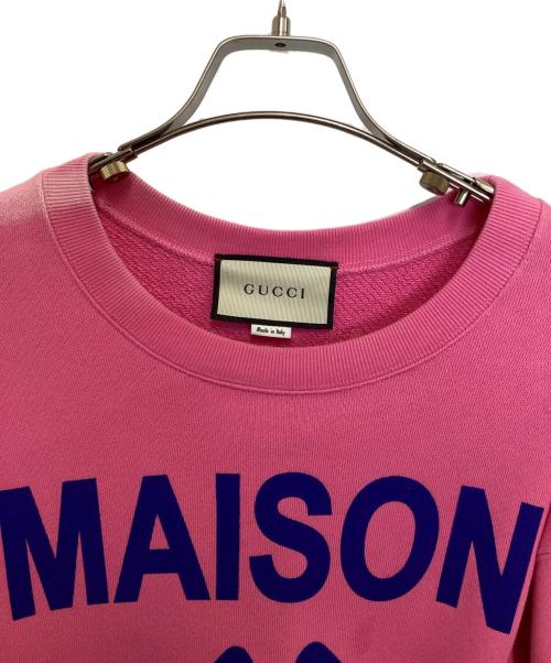GUCCI（グッチ）GUCCI (グッチ) スウェット ピンク サイズ:Sの古着・服飾アイテム
