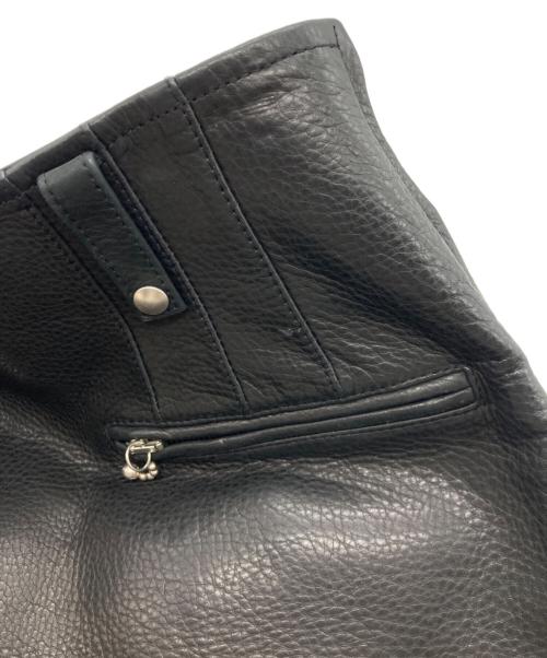 ALEXANDER WANG（アレキサンダー・ワン）ALEXANDER WANG (アレキサンダーワン) レザースカート ブラック サイズ:2の古着・服飾アイテム