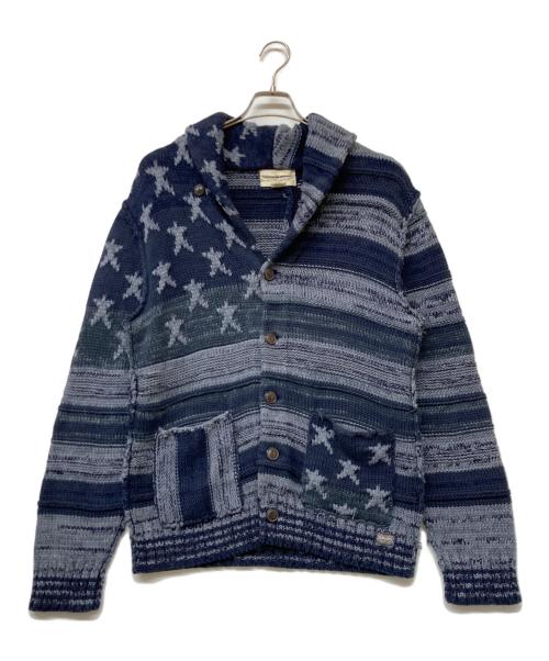 Denim & Supply Ralph Lauren（デニム＆サプライ ラルフローレン）DENIM & SUPPLY RALPH LAUREN (デニム＆サプライ ラルフローレン) アメリカーナコットンカーディガン ネイビー サイズ:sizeMの古着・服飾アイテム