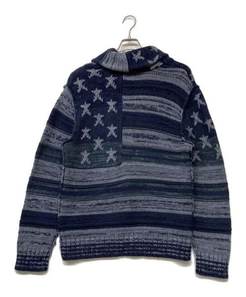 Denim & Supply Ralph Lauren（デニム＆サプライ ラルフローレン）DENIM & SUPPLY RALPH LAUREN (デニム＆サプライ ラルフローレン) アメリカーナコットンカーディガン ネイビー サイズ:sizeMの古着・服飾アイテム