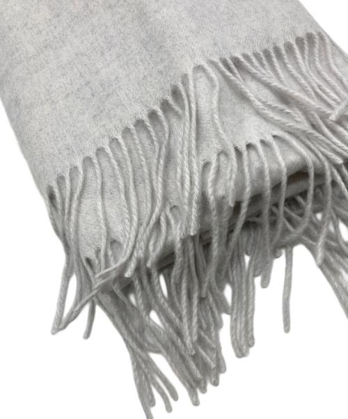 UNITED ARROWS（ユナイテッドアローズ）UNITED ARROWS (ユナイテッドアローズ) ソリッド カシミヤ ストール グレーの古着・服飾アイテム