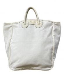 YOUNG & OLSEN The DRYGOODS STORE（ヤングアンドオルセン ザ ドライグッズストア）の古着「キャンバストートバッグ」｜ホワイト
