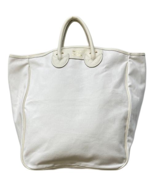 YOUNG & OLSEN The DRYGOODS STORE（ヤングアンドオルセン ザ ドライグッズストア）YOUNG & OLSEN The DRYGOODS STORE (ヤングアンドオルセン ザ ドライグッズストア) キャンバストートバッグ ホワイトの古着・服飾アイテム