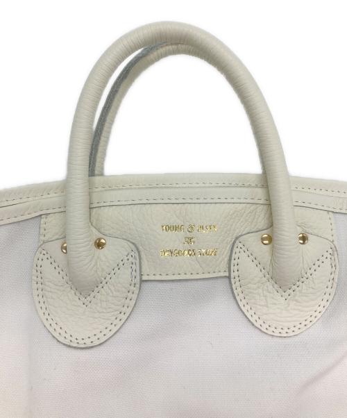 YOUNG & OLSEN The DRYGOODS STORE（ヤングアンドオルセン ザ ドライグッズストア）YOUNG & OLSEN The DRYGOODS STORE (ヤングアンドオルセン ザ ドライグッズストア) キャンバストートバッグ ホワイトの古着・服飾アイテム