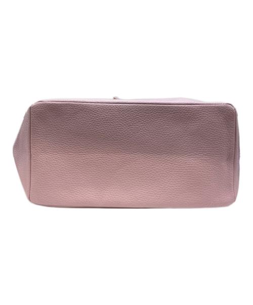 PRODOTTO ARTIGIANALE（プロドットアルティジャナーレ）PRODOTTO ARTIGIANALE (プロドットアルティジャナーレ) レザートートバッグ ラベンダーの古着・服飾アイテム