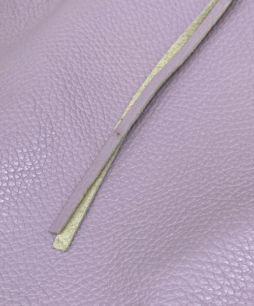 PRODOTTO ARTIGIANALE（プロドットアルティジャナーレ）PRODOTTO ARTIGIANALE (プロドットアルティジャナーレ) レザートートバッグ ラベンダーの古着・服飾アイテム