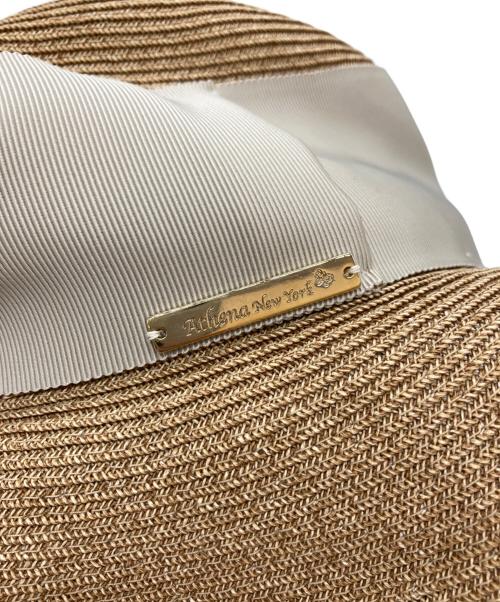 Athena NEW YORK（アシーナニューヨーク）Athena NEW YORK (アシーナニューヨーク) AMACA Camila Hat ナチュラルの古着・服飾アイテム