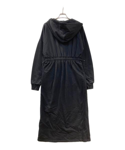 WM（ダブルエム）WM (ダブルエム) フーデッドワンピース ブラック サイズ:FREEの古着・服飾アイテム
