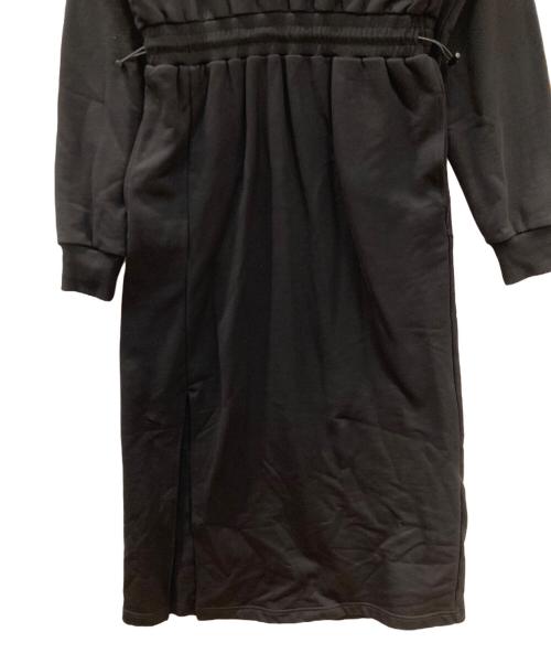 WM（ダブルエム）WM (ダブルエム) フーデッドワンピース ブラック サイズ:FREEの古着・服飾アイテム