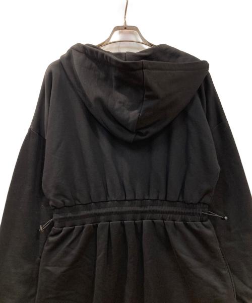 WM（ダブルエム）WM (ダブルエム) フーデッドワンピース ブラック サイズ:FREEの古着・服飾アイテム