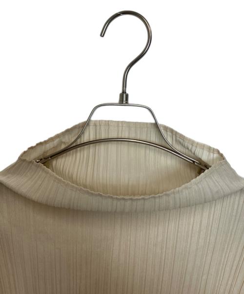 PLEATS PLEASE（プリーツプリーズ）PLEATS PLEASE (プリーツプリーズ) フリルカットソー アイボリー サイズ:4の古着・服飾アイテム