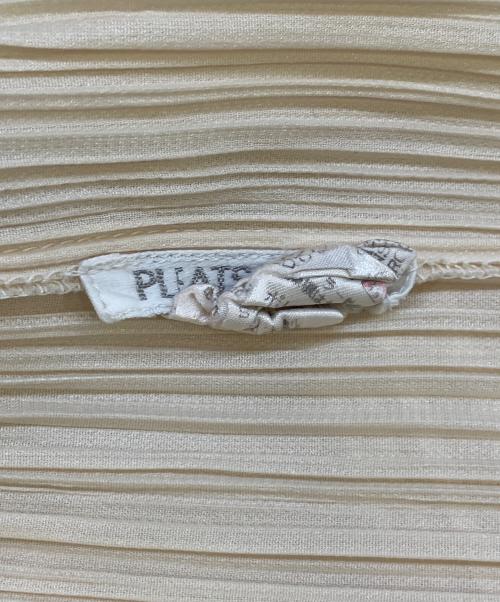 PLEATS PLEASE（プリーツプリーズ）PLEATS PLEASE (プリーツプリーズ) フリルカットソー アイボリー サイズ:4の古着・服飾アイテム