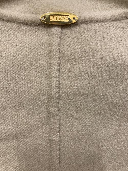 MUSE de Deuxieme Classe（ミューズ ドゥーズィエム クラス）MUSE de Deuxieme Classe (ミューズ ドゥーズィエム クラス) ウールアンゴラリバーコート ブラウン サイズ:SIZE Freeの古着・服飾アイテム